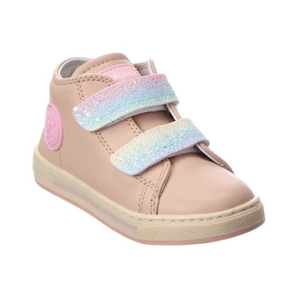 Naturino Falcotto Michael 3 Leather Sneaker, Pink